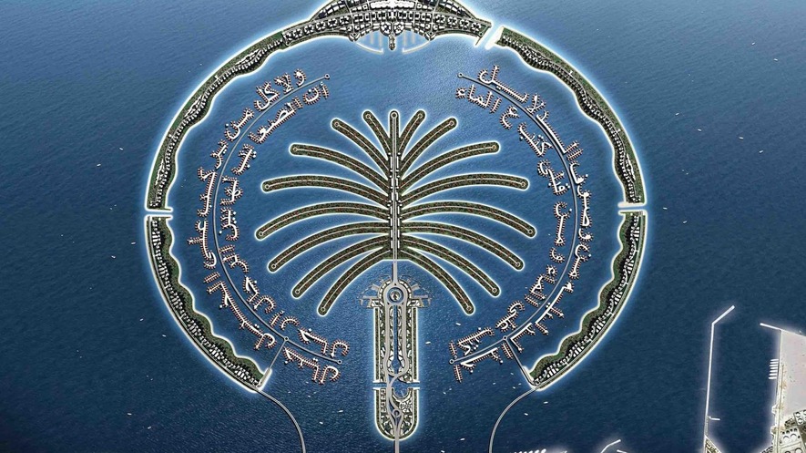 Bird's Eye View of Palm Jebel Ali
