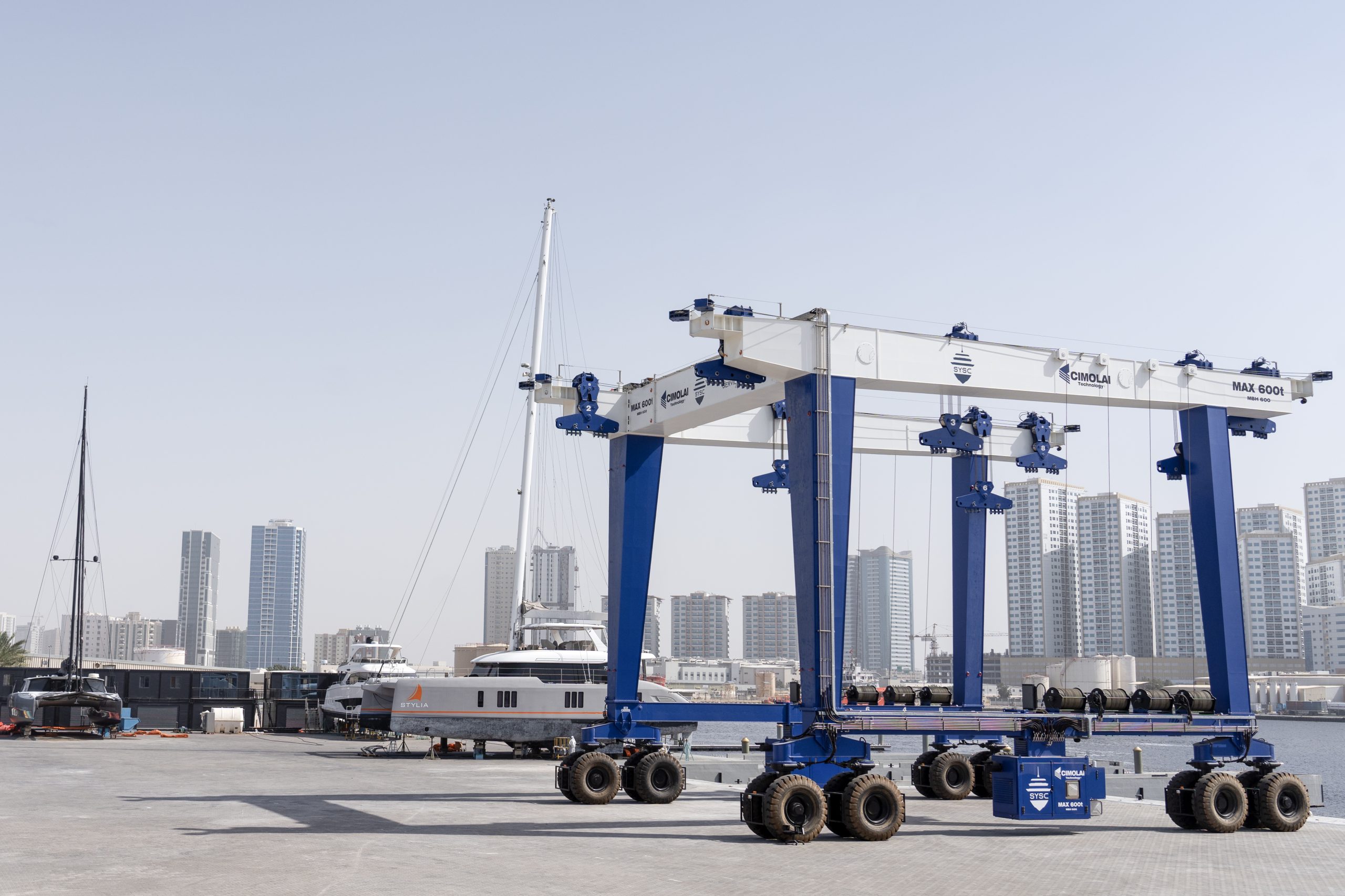 Gulf Craft provides an update on Superyacht Service Centre; key infrastructure installed